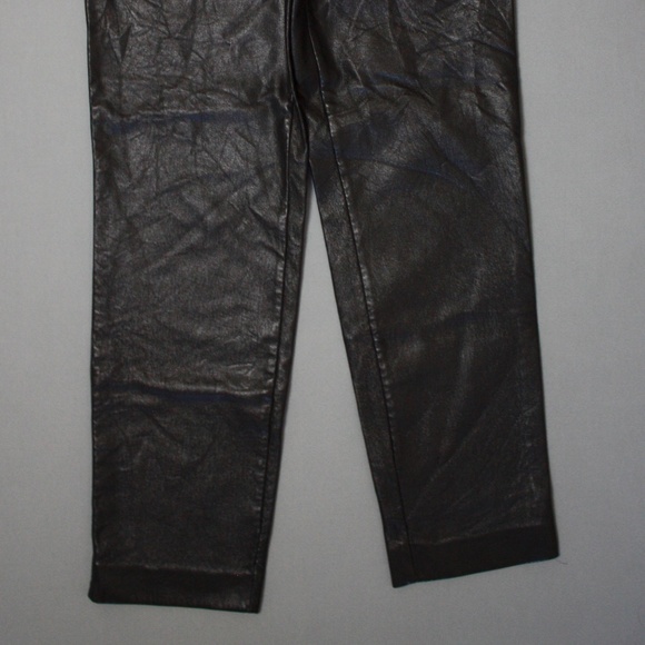 Womens Synthetic Leather Pants - Picture 4 of 5